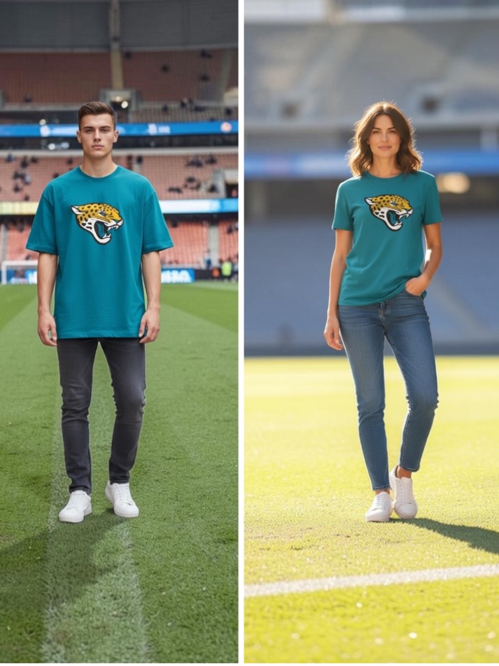 NFL Teal Jaguars Combine Authentic Short-Sleeve Logo Tee